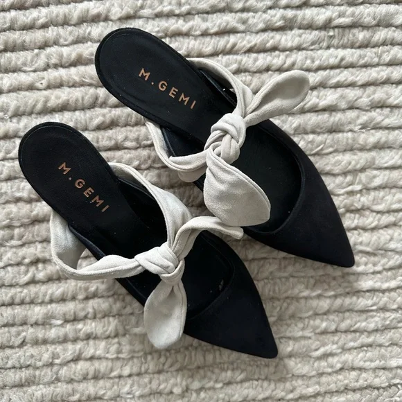 M. Gemi “Le Lasso” Suede Mule - Picture 3 of 4